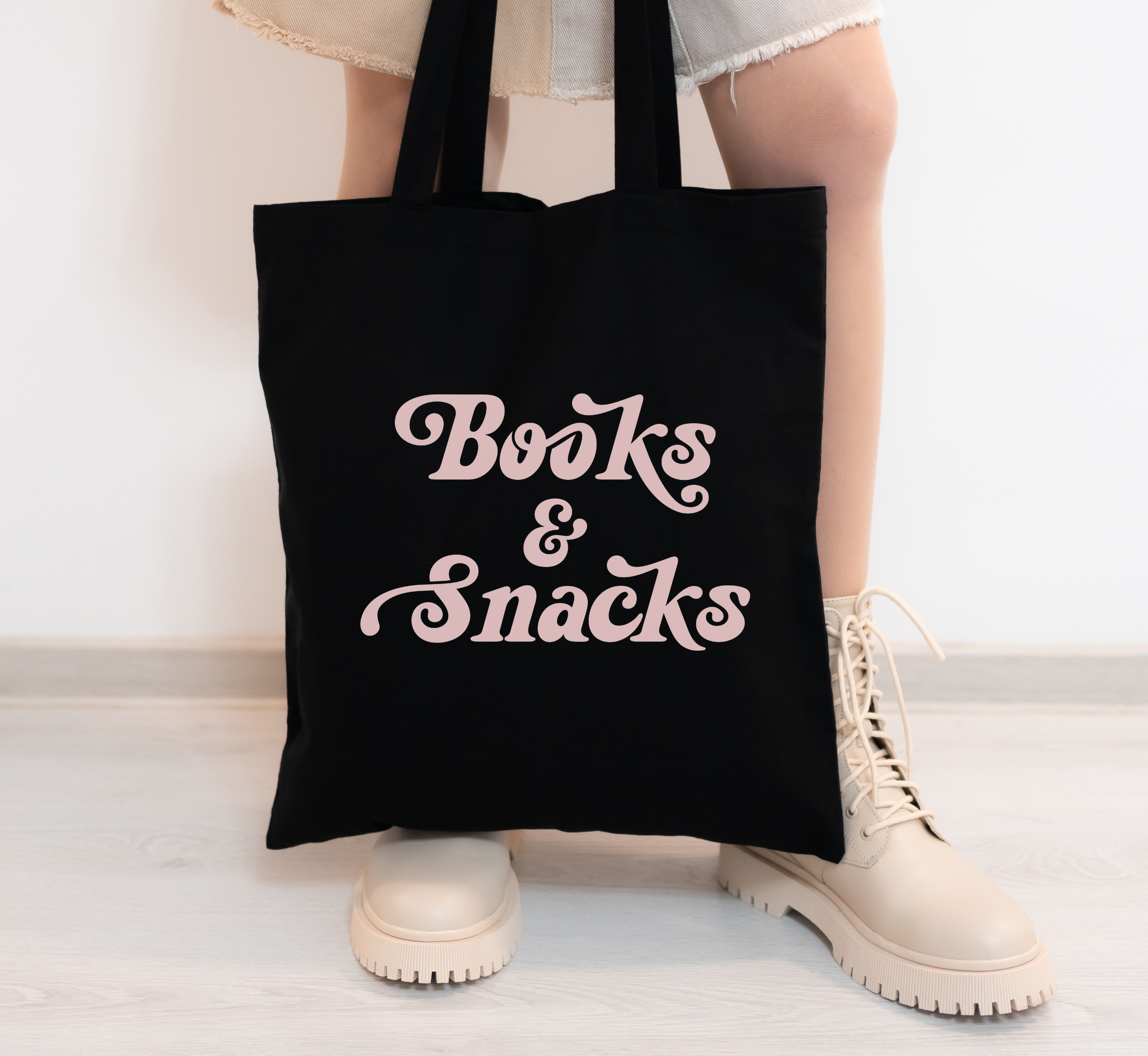 Books and Snacks Tote Bag