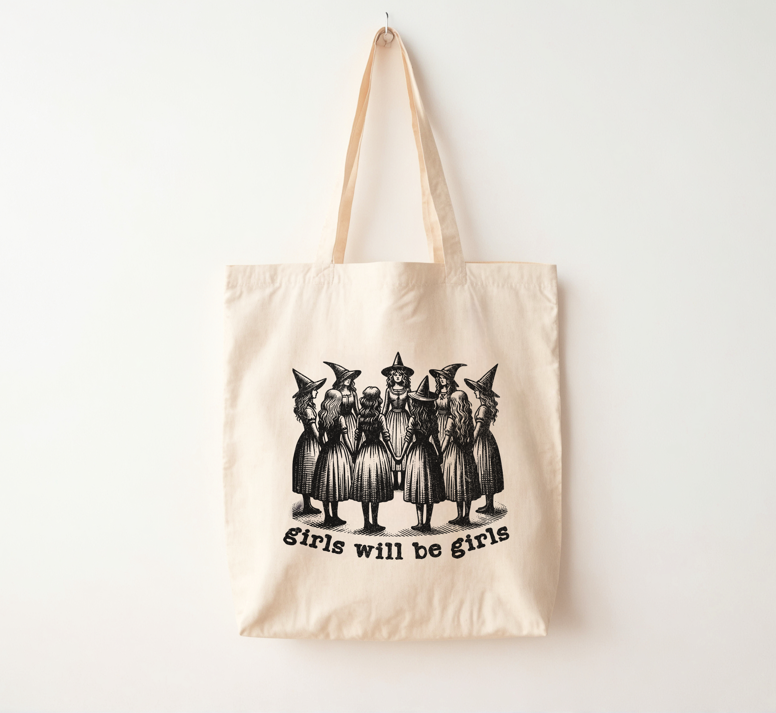 Girls Will Be Girls Witchy Tote Bag