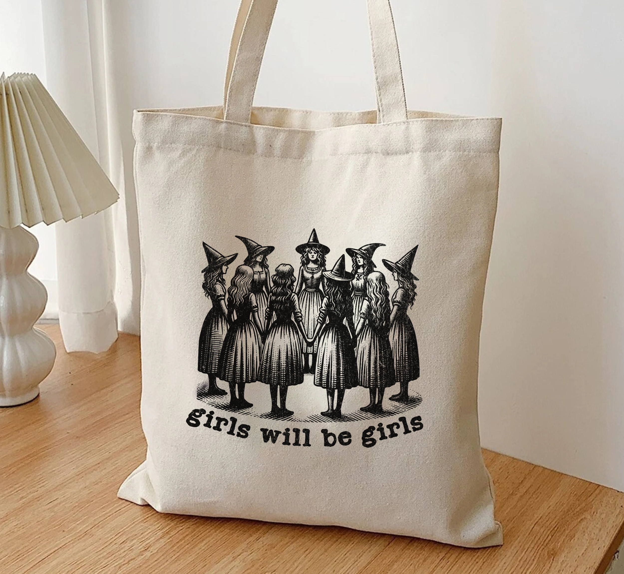 Girls Will Be Girls Witchy Tote Bag