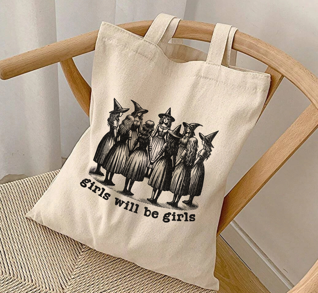 Girls Will Be Girls Witchy Tote Bag