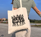 Girls Will Be Girls Witchy Tote Bag