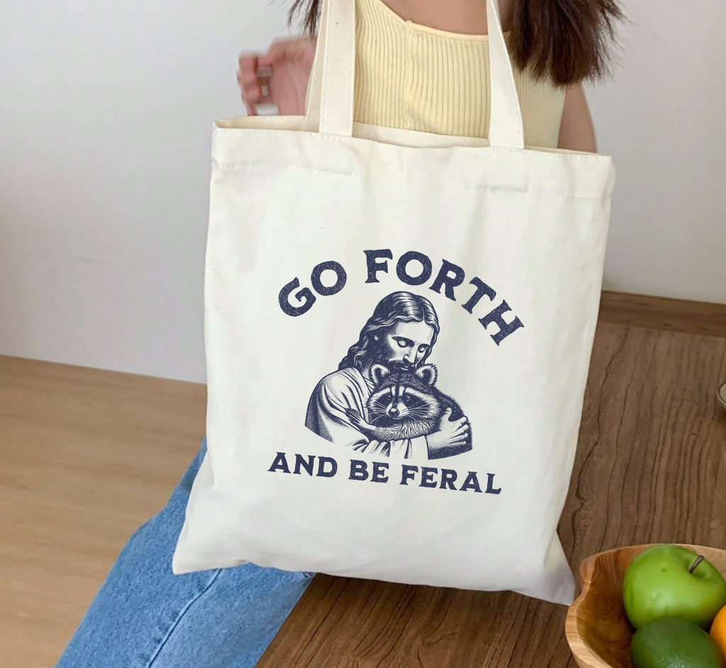 Sac fourre-tout « Libérez votre côté sauvage »