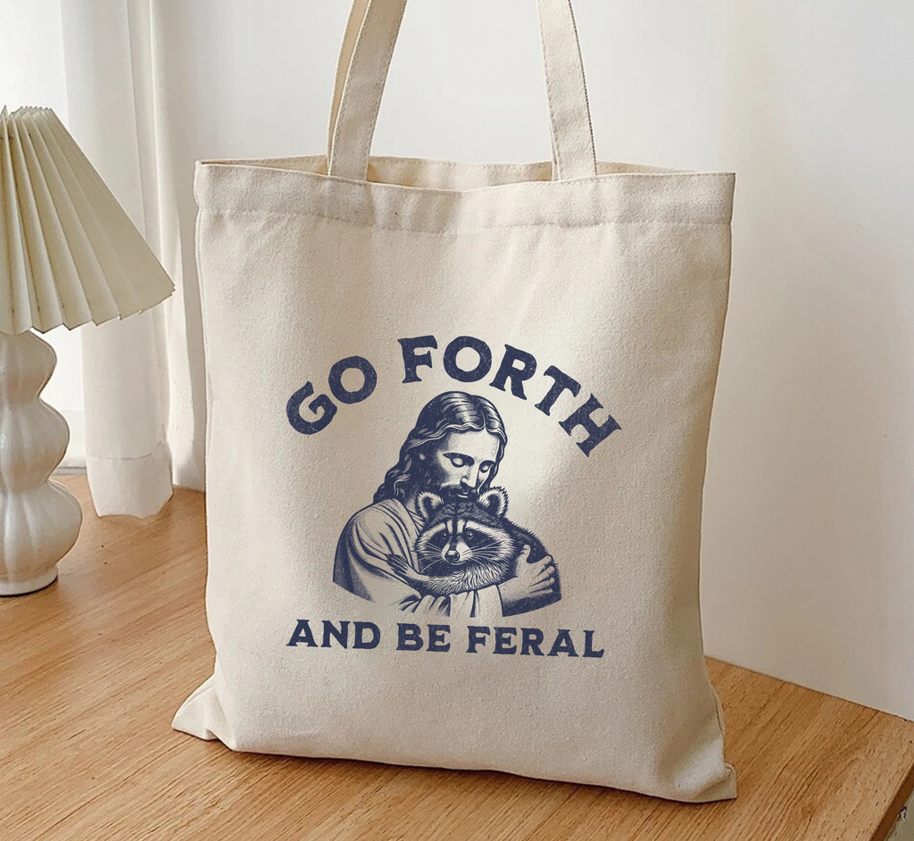 Sac fourre-tout « Libérez votre côté sauvage »