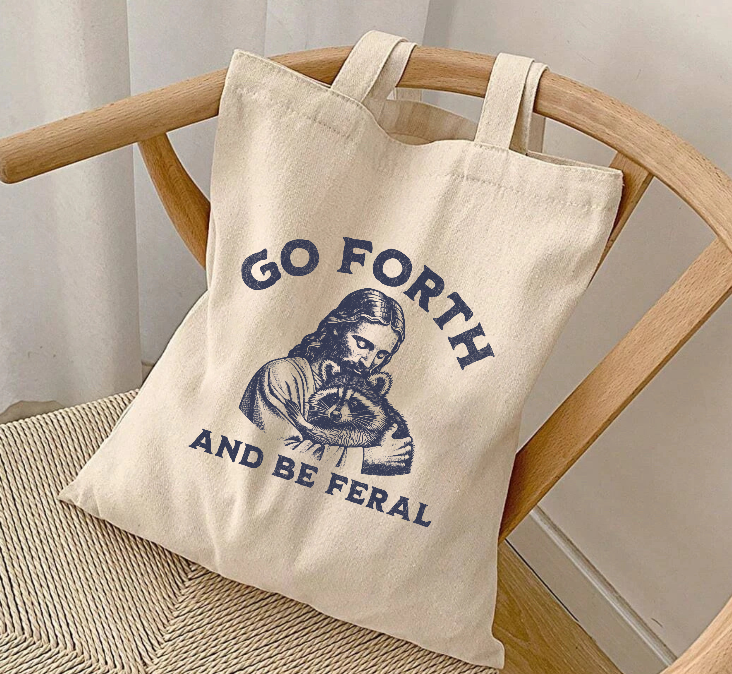 Sac fourre-tout « Libérez votre côté sauvage »