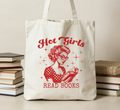 Hot Girls Read Books Tote Bag