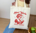 Hot Girls Read Books Tote Bag
