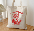 Hot Girls Read Books Tote Bag