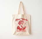 Hot Girls Read Books Tote Bag