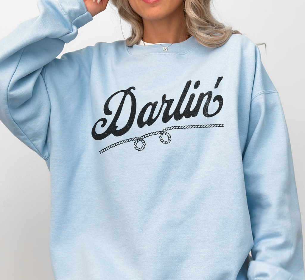 Sweat-shirt d'inspiration western « Darlin' »