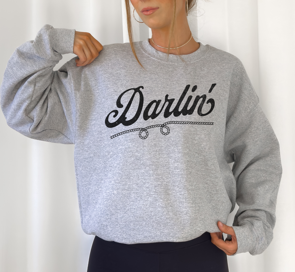 Sweat-shirt d'inspiration western « Darlin' »