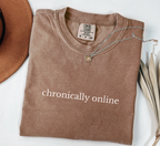 T-shirt « Chronically Online »