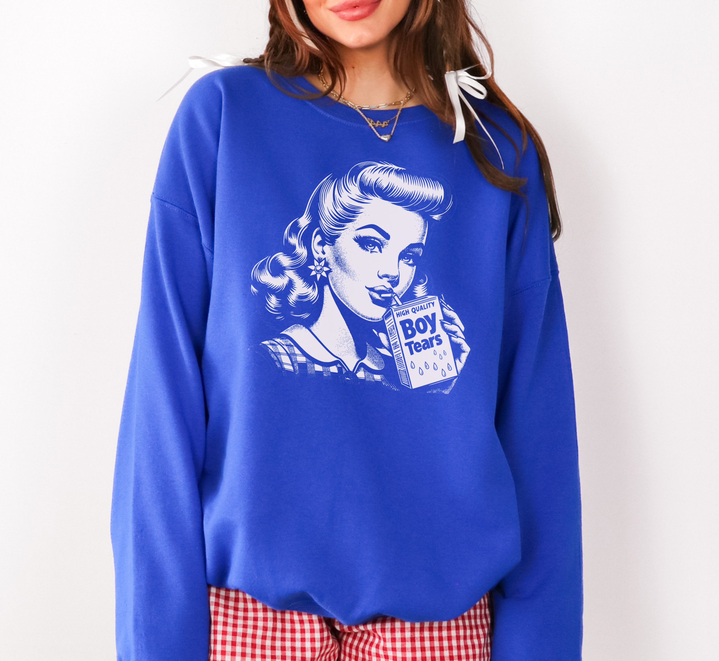 Sweat-shirt Boisson aux Larmes de Garçon