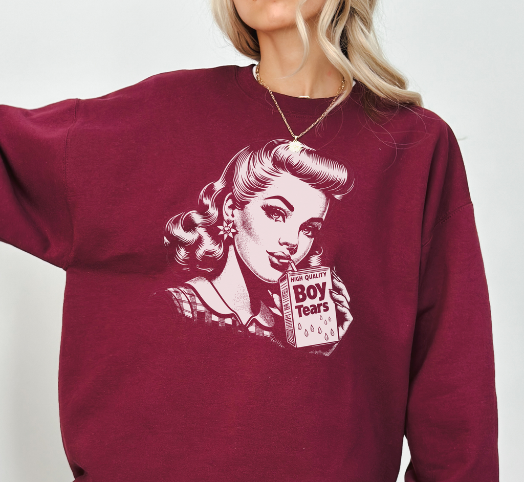 Sweat-shirt Boisson aux Larmes de Garçon