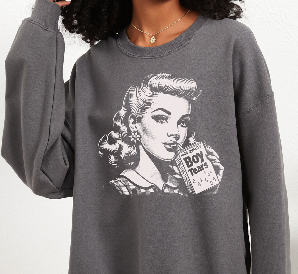 Sweat-shirt Boisson aux Larmes de Garçon