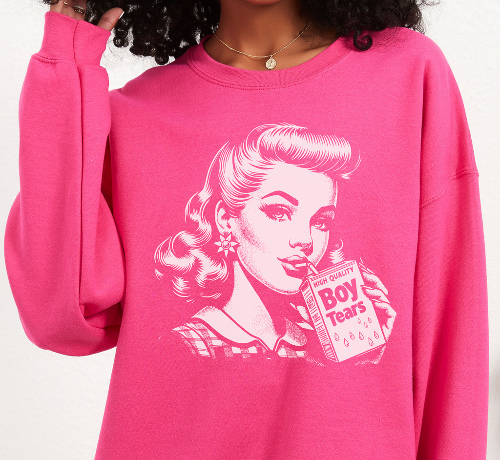 Sweat-shirt Boisson aux Larmes de Garçon