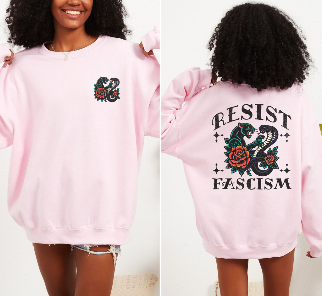 Resist Fascism Crewneck Sweatshirt