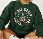 Sweat-shirt ras du cou Feral Women Social Club