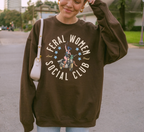 Sweat-shirt ras du cou Feral Women Social Club