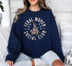 Sweat-shirt ras du cou Feral Women Social Club