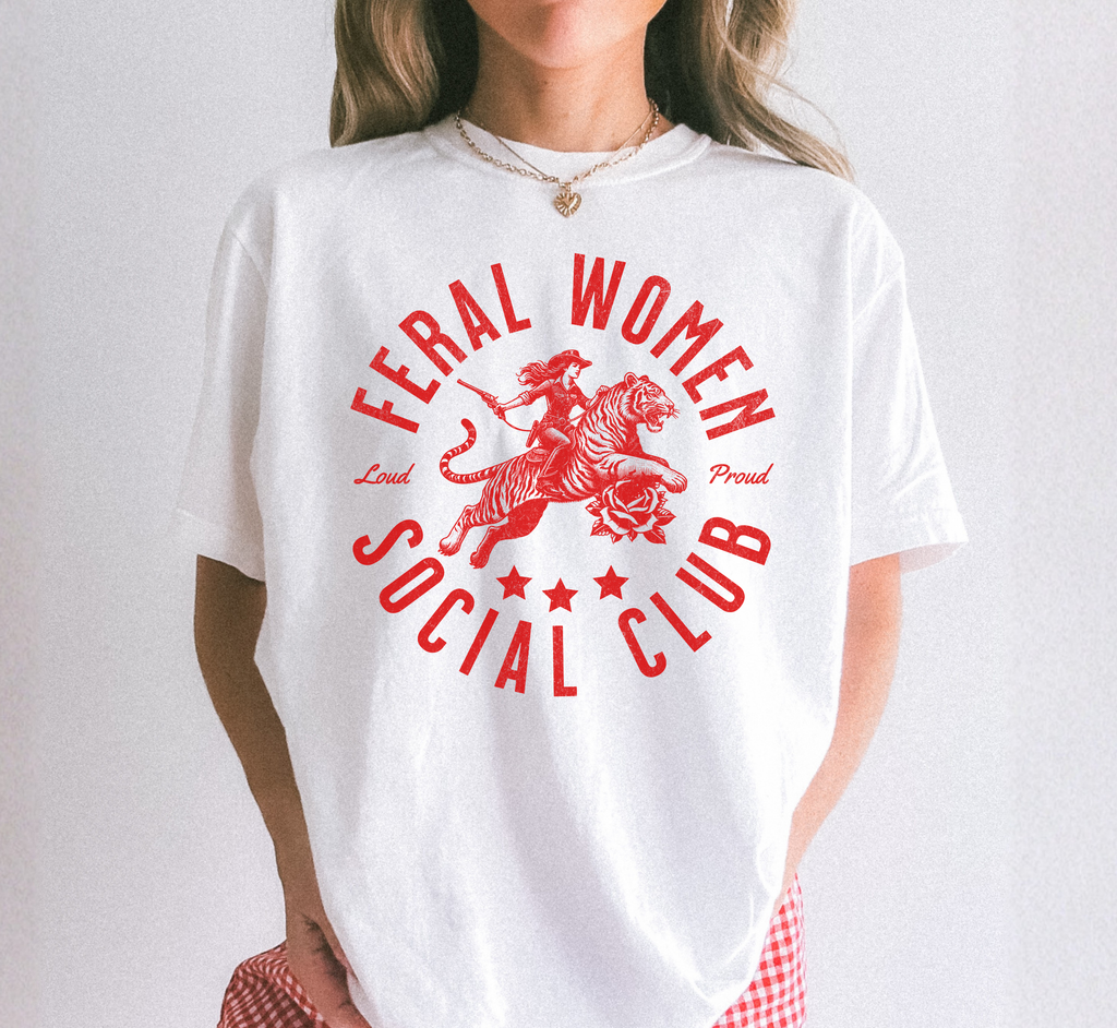 T-shirt du club social "Feral Women"