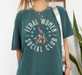T-shirt Club Social Femmes Sauvages