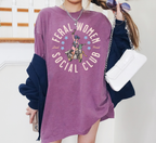 T-shirt Club Social Femmes Sauvages