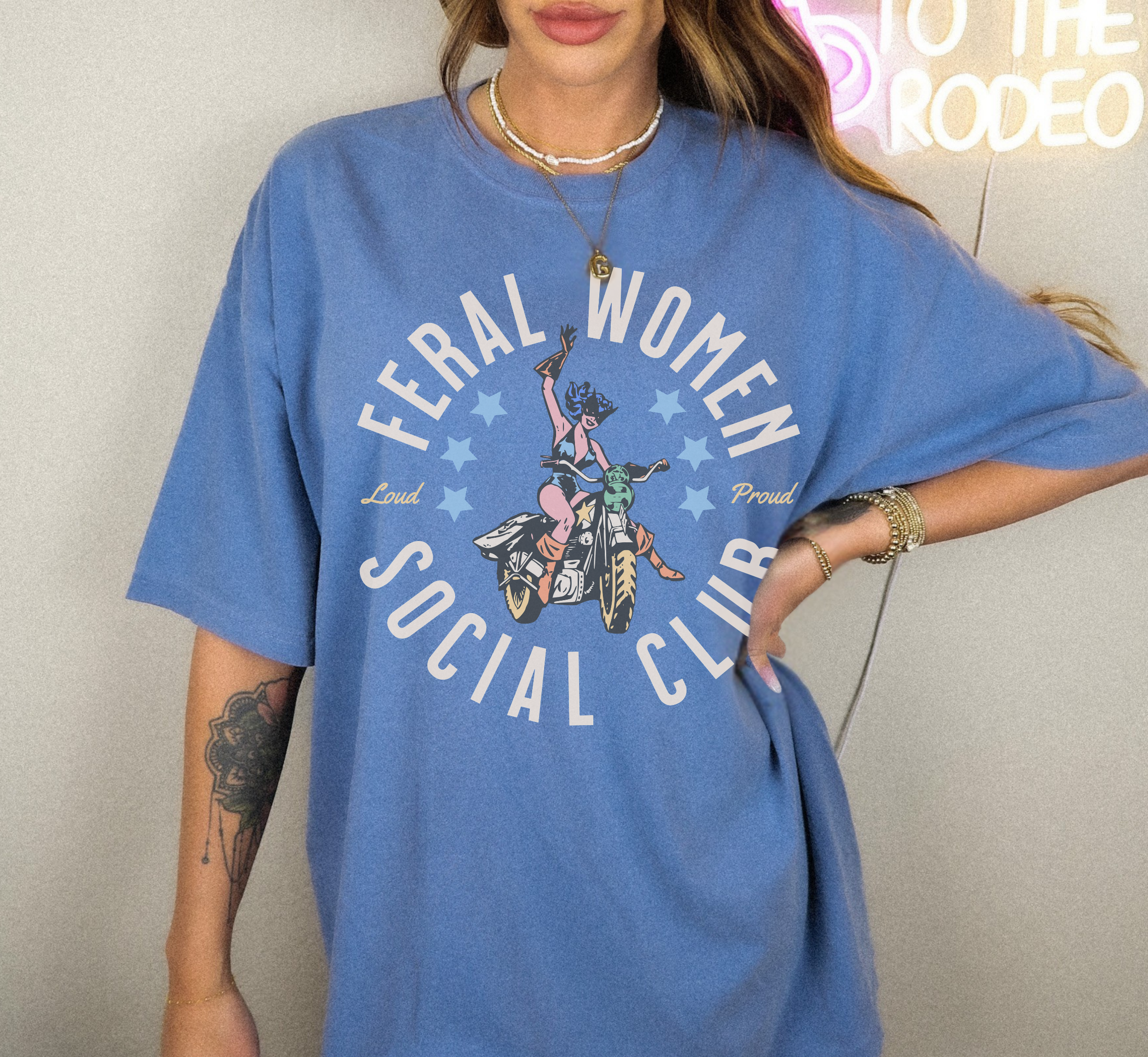 T-shirt Club Social Femmes Sauvages
