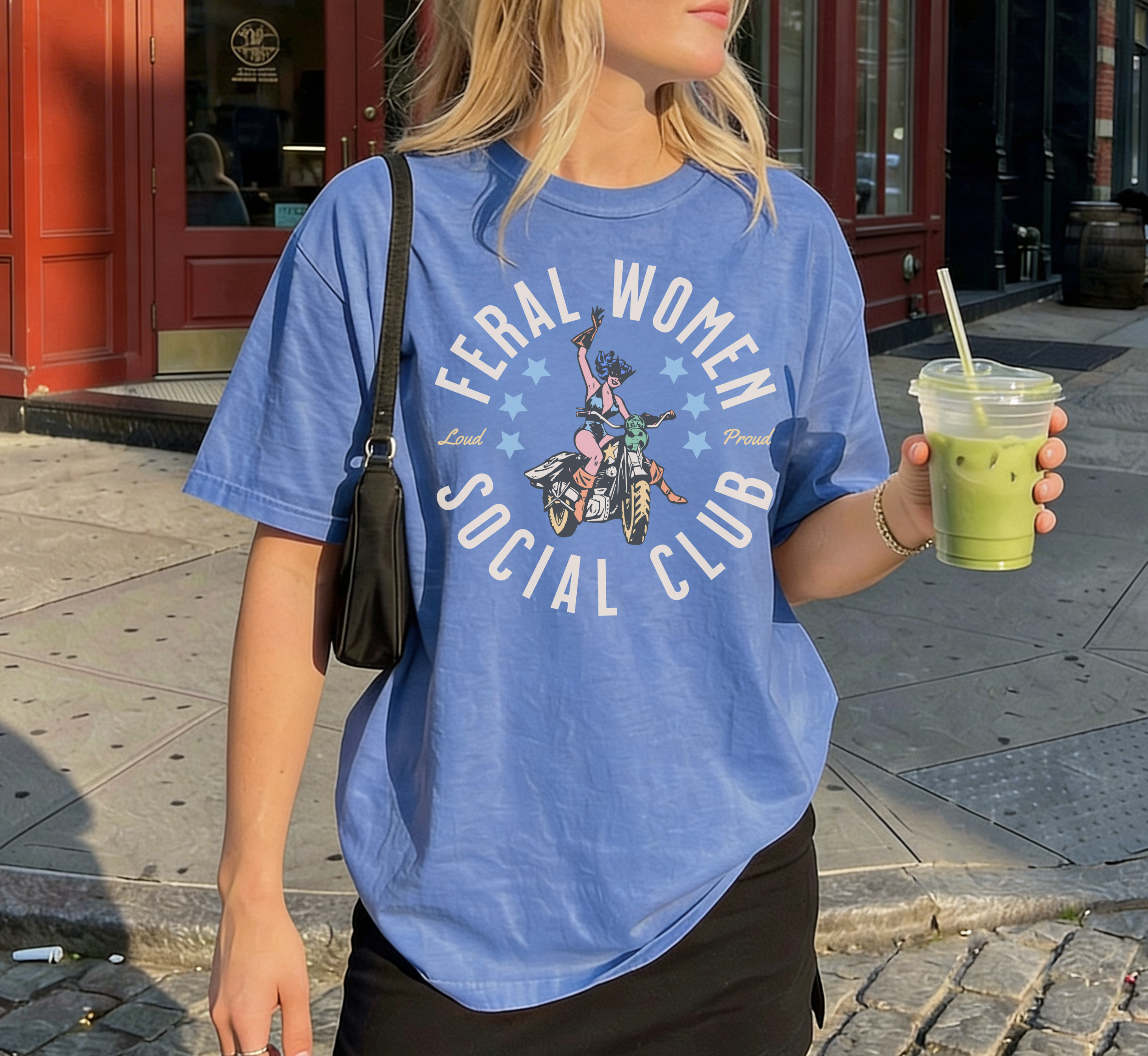 T-shirt Club Social Femmes Sauvages