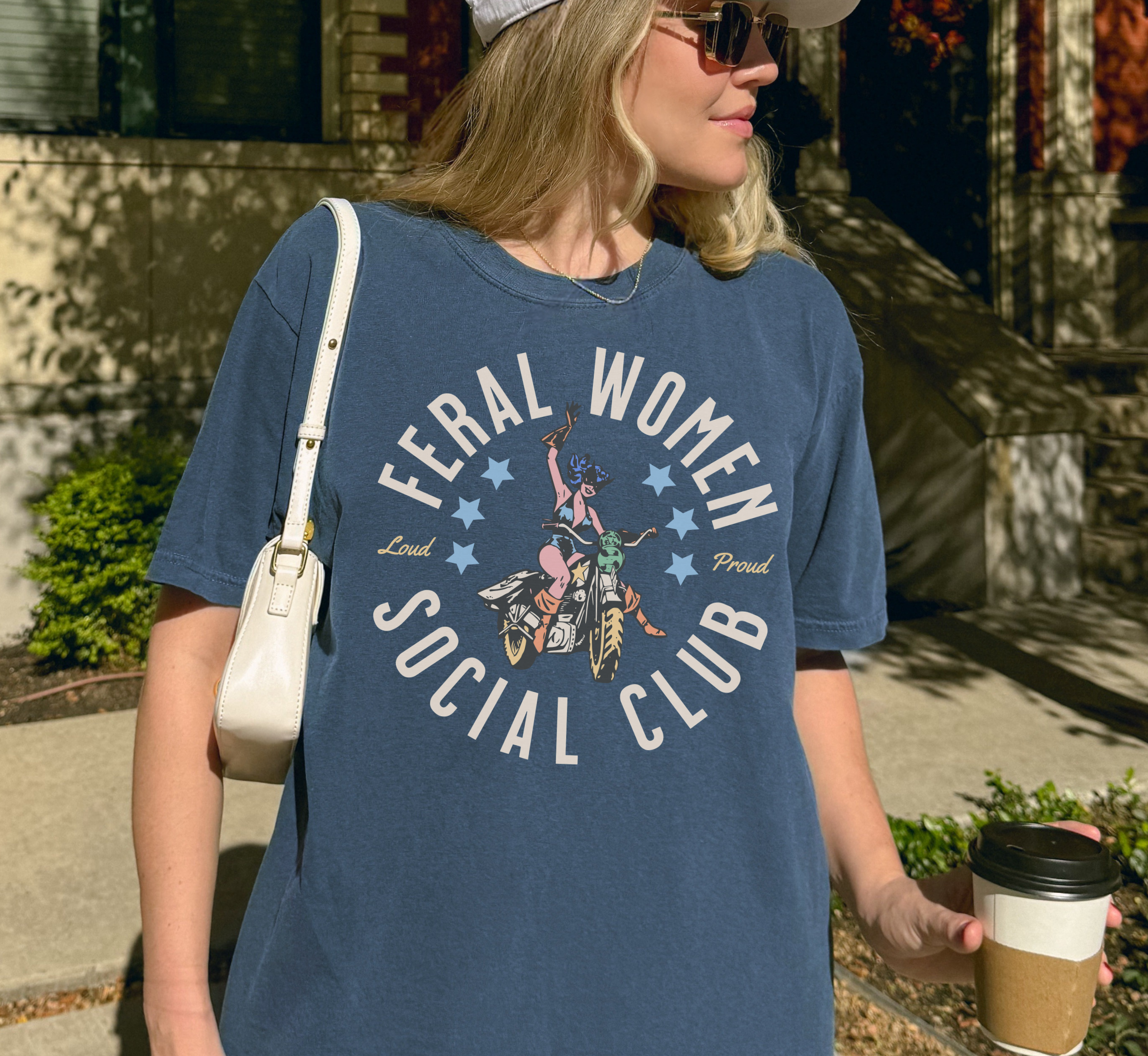 T-shirt Club Social Femmes Sauvages
