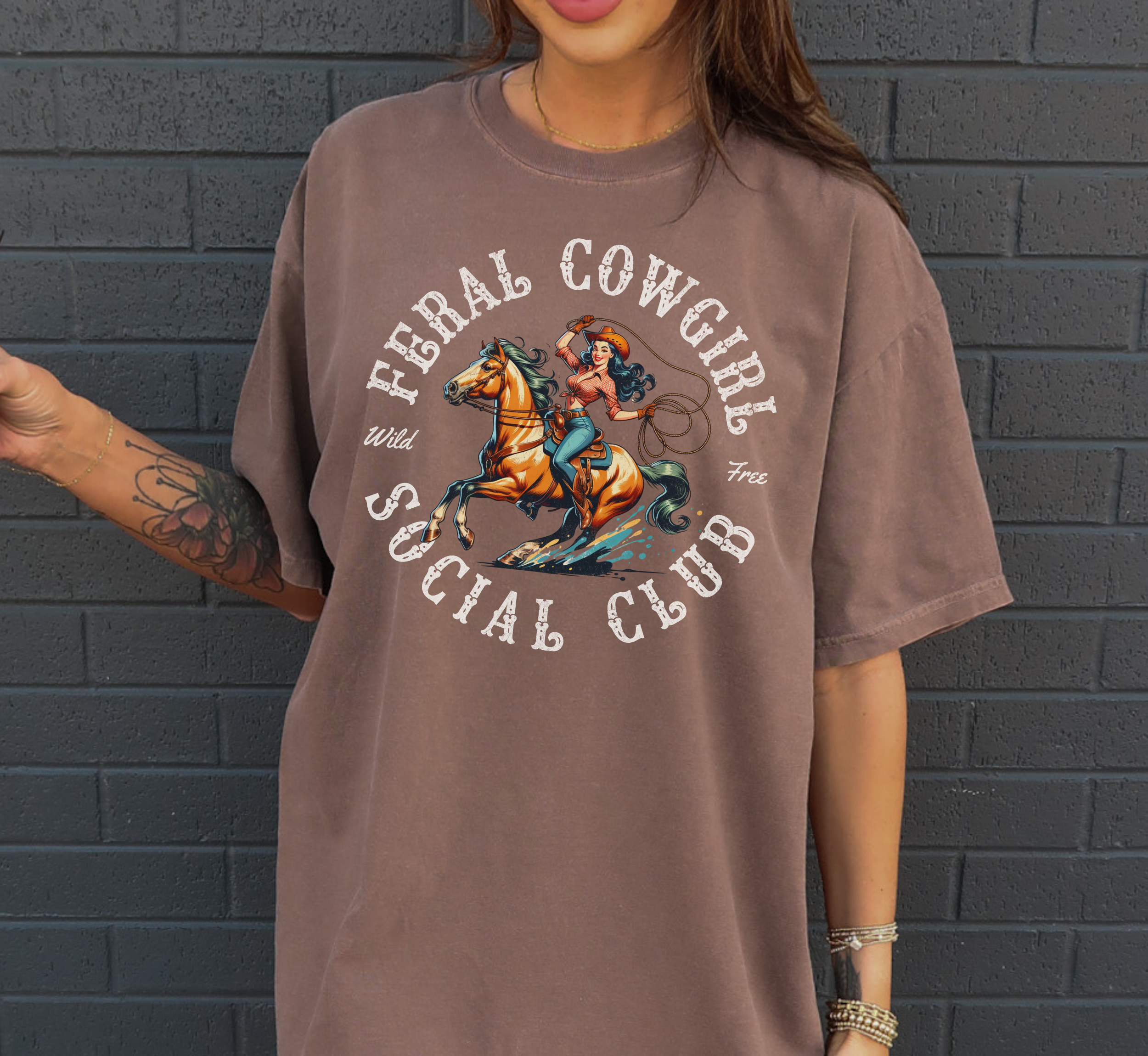 Feral Cowgirl Social Club T-Shirt
