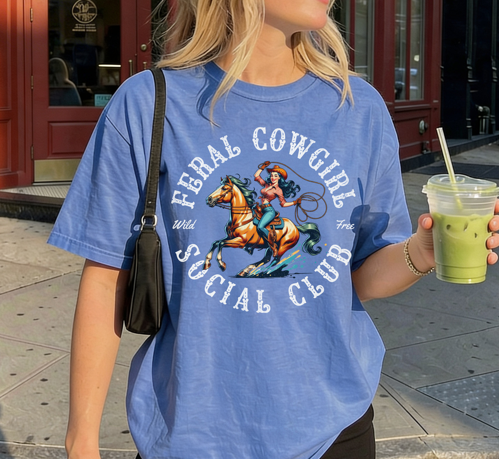T-shirt Feral Cowgirl Social Club