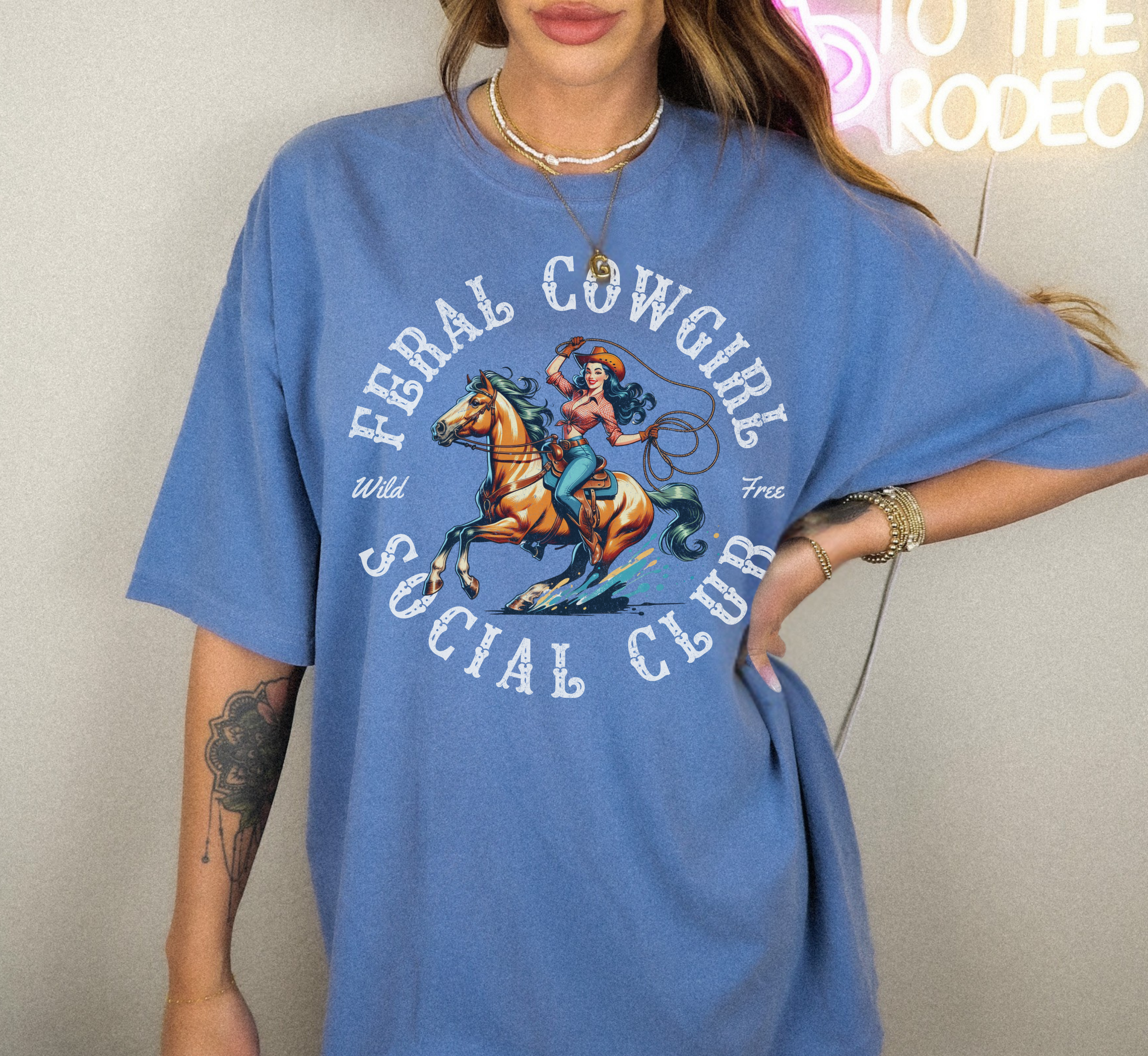 Feral Cowgirl Social Club T-Shirt