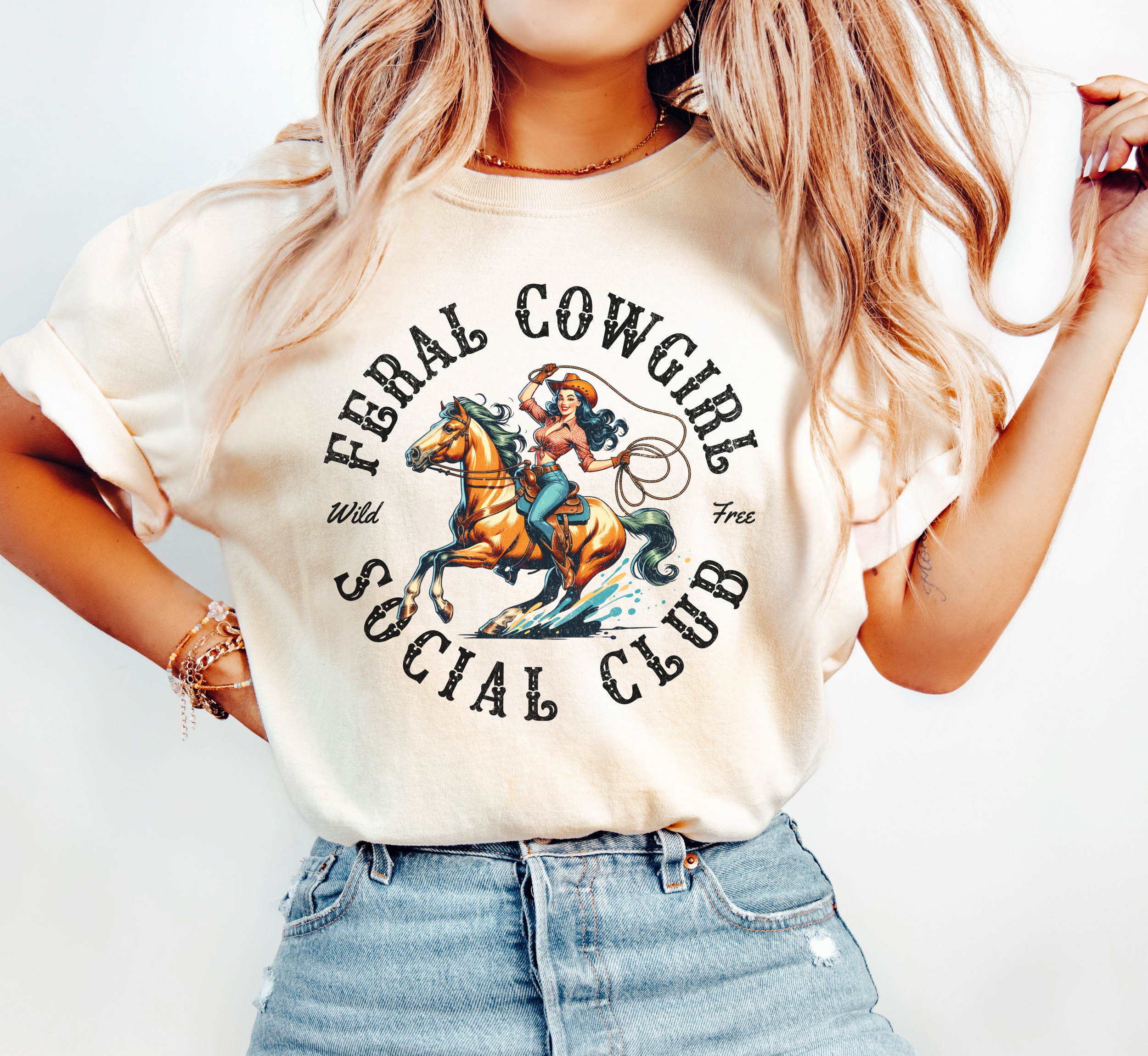 Feral Cowgirl Social Club T-Shirt