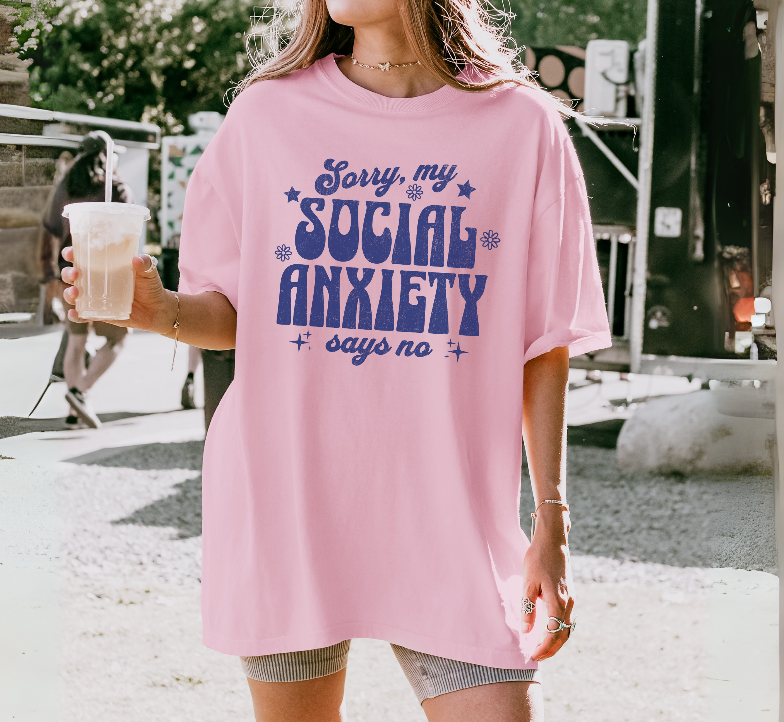 Sorry My Social Anxiety Says No T-Shirt