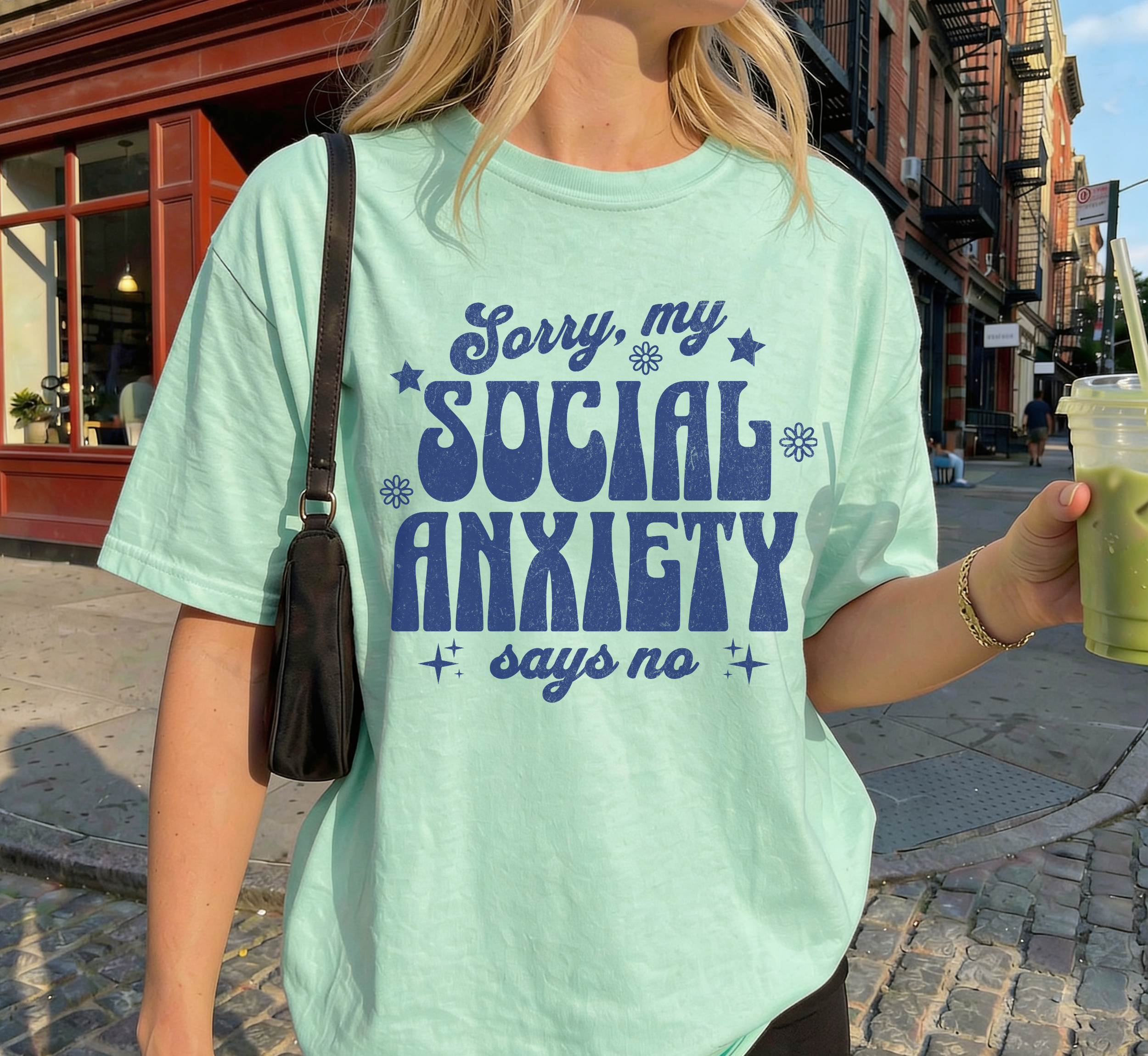 Sorry My Social Anxiety Says No T-Shirt