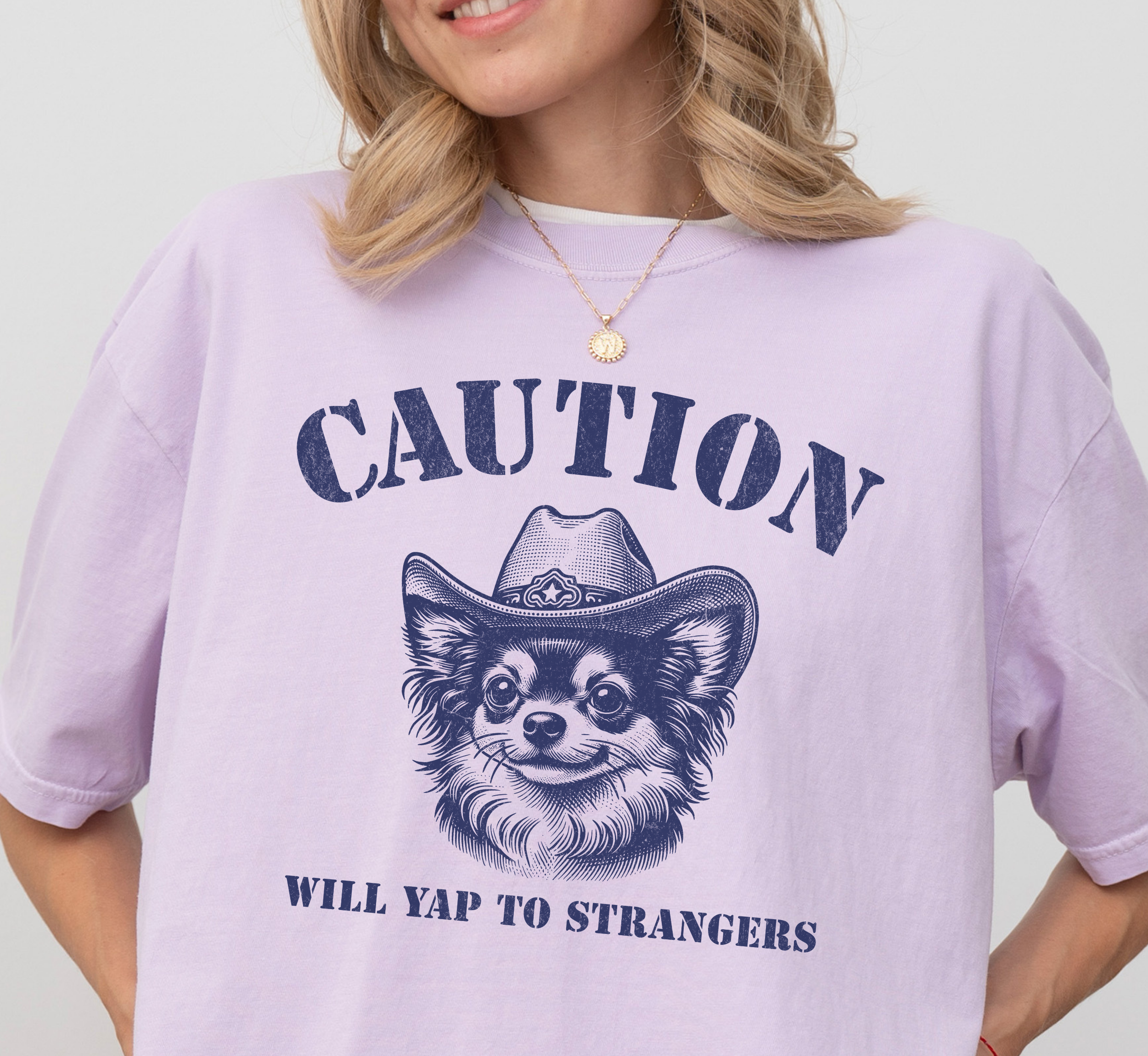 Caution Will Yap To Strangers T-Shirt