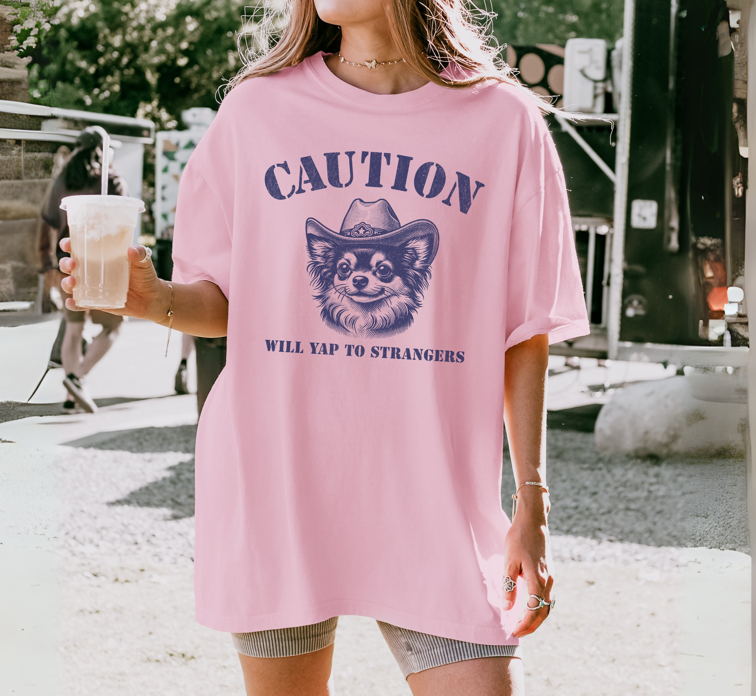 Caution Will Yap To Strangers T-Shirt