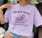 Je suis en route pour semer le trouble T-shirt
