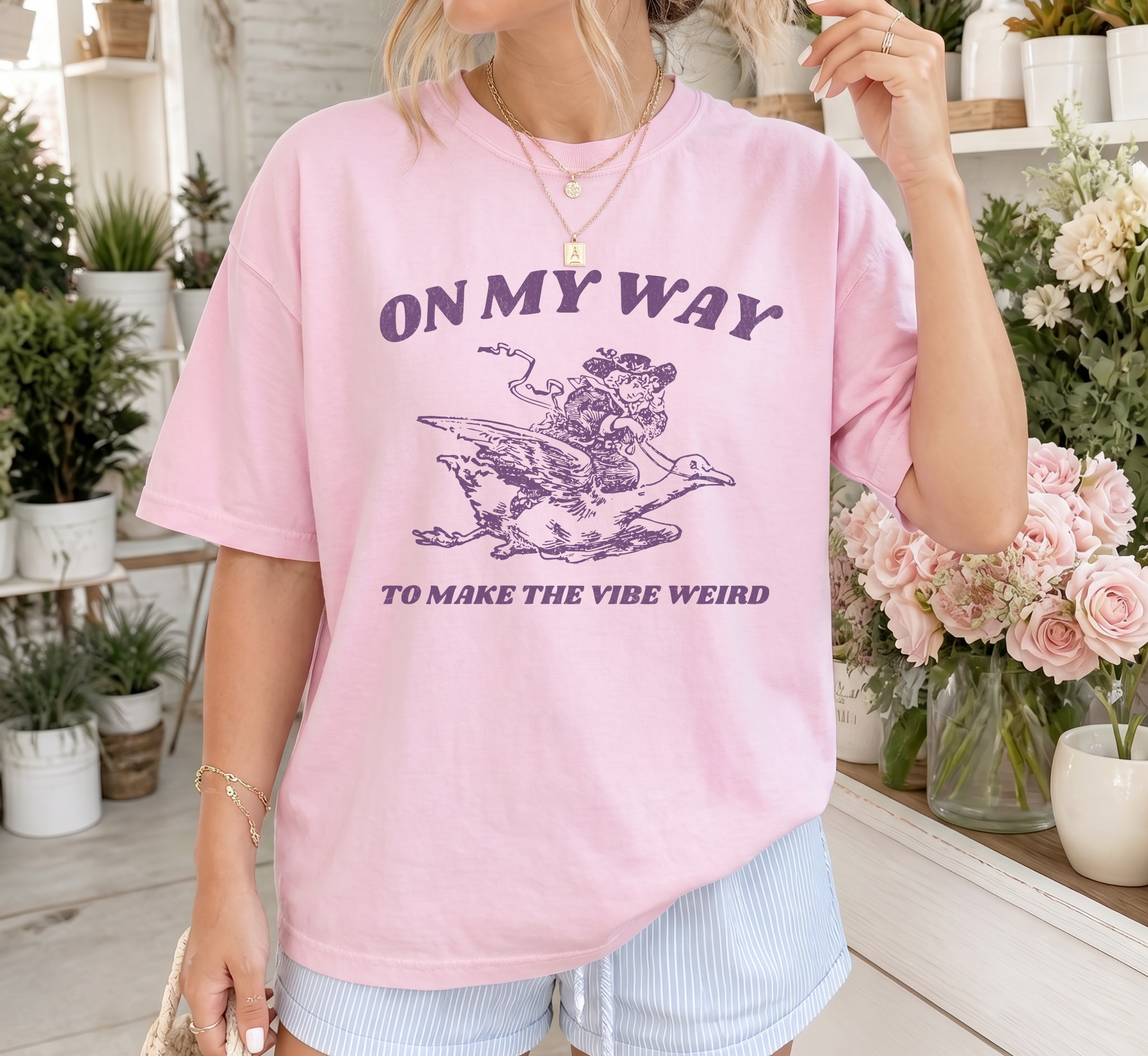 On My Way To Make The Vibe Weird T-Shirt