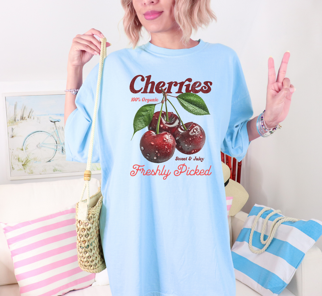 T-shirt publicitaire Rétro Cerises