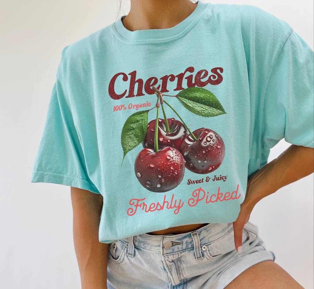 T-shirt publicitaire Rétro Cerises