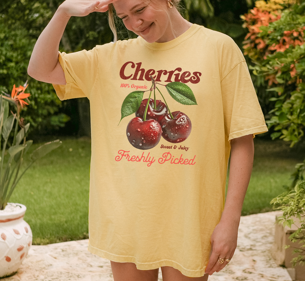 T-shirt publicitaire Rétro Cerises