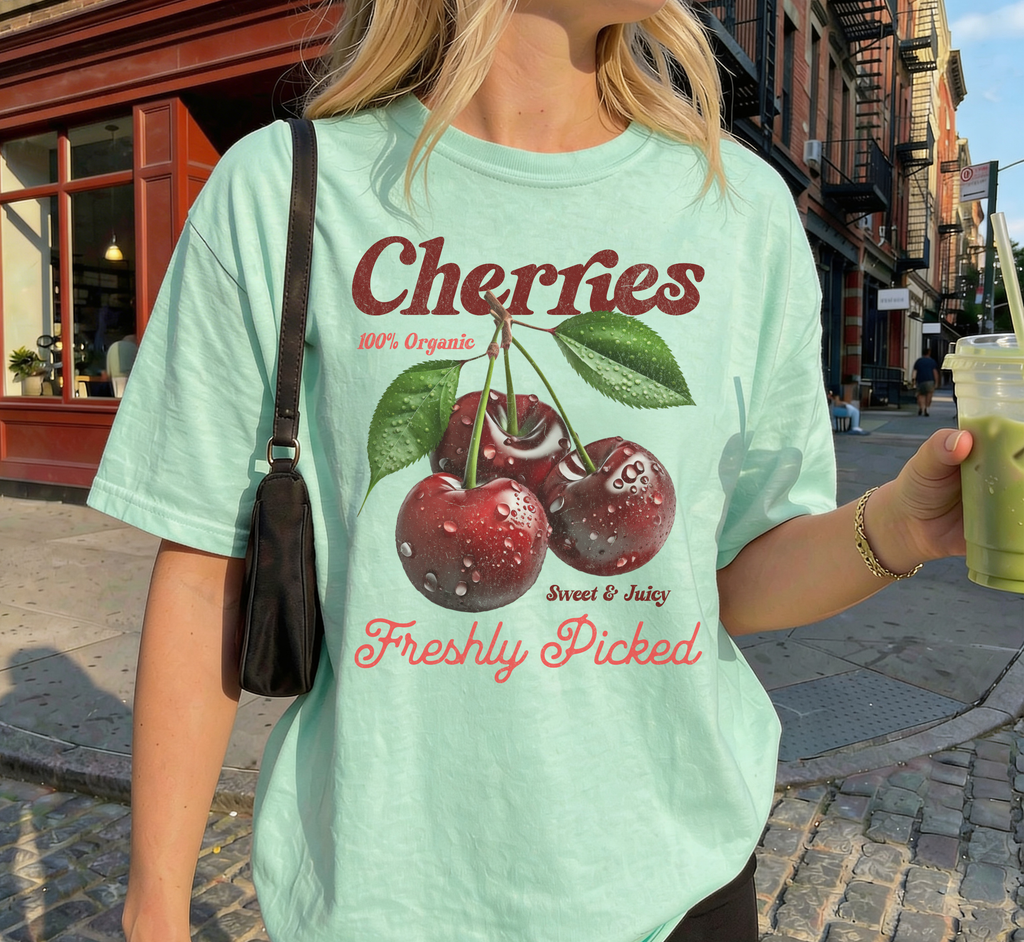 T-shirt publicitaire Rétro Cerises