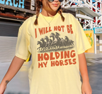 T-shirt Je ne vais pas me retenir