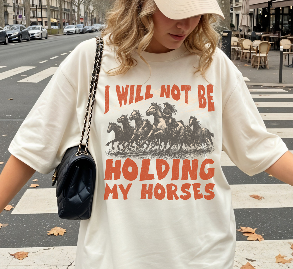 T-shirt Je ne vais pas me retenir