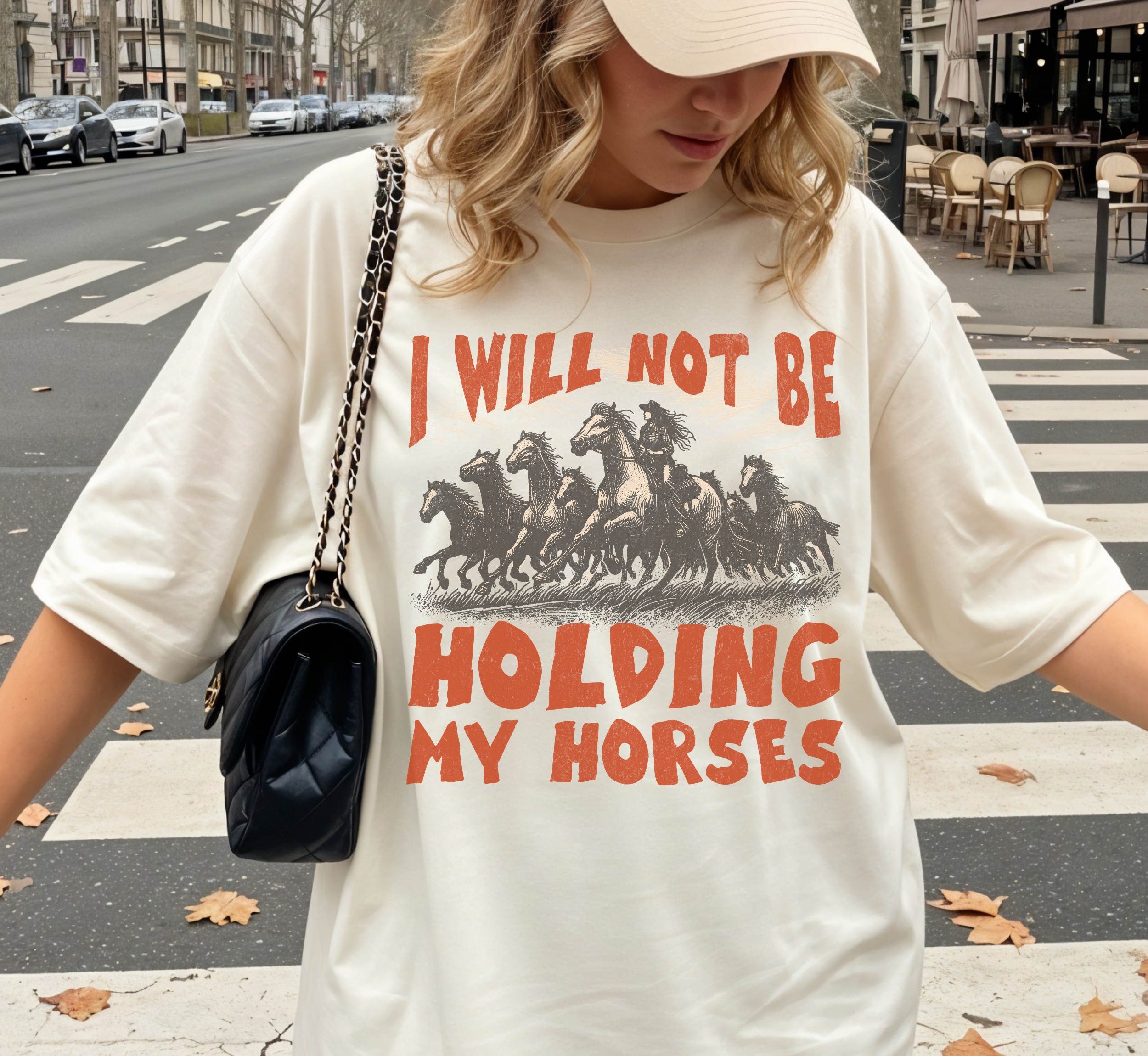 I Will Not Be Holding My Horses T-Shirt