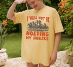 T-shirt Je ne vais pas me retenir