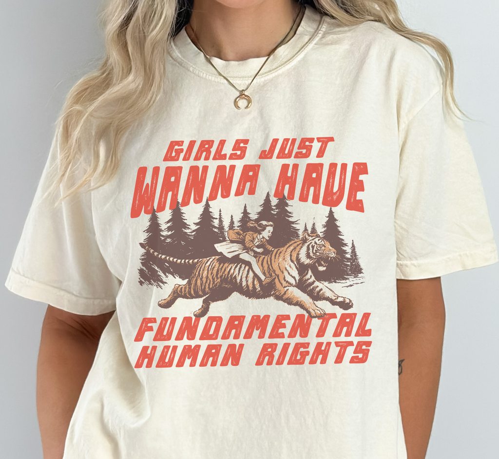 T-shirt Les filles veulent juste avoir des droits fondamentaux