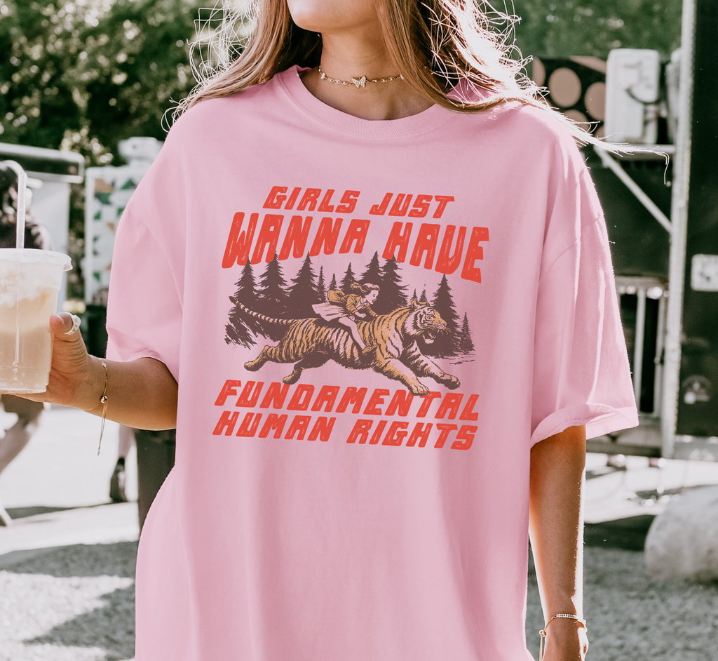 T-shirt Les filles veulent juste avoir des droits fondamentaux