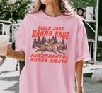 T-shirt Les filles veulent juste avoir des droits fondamentaux